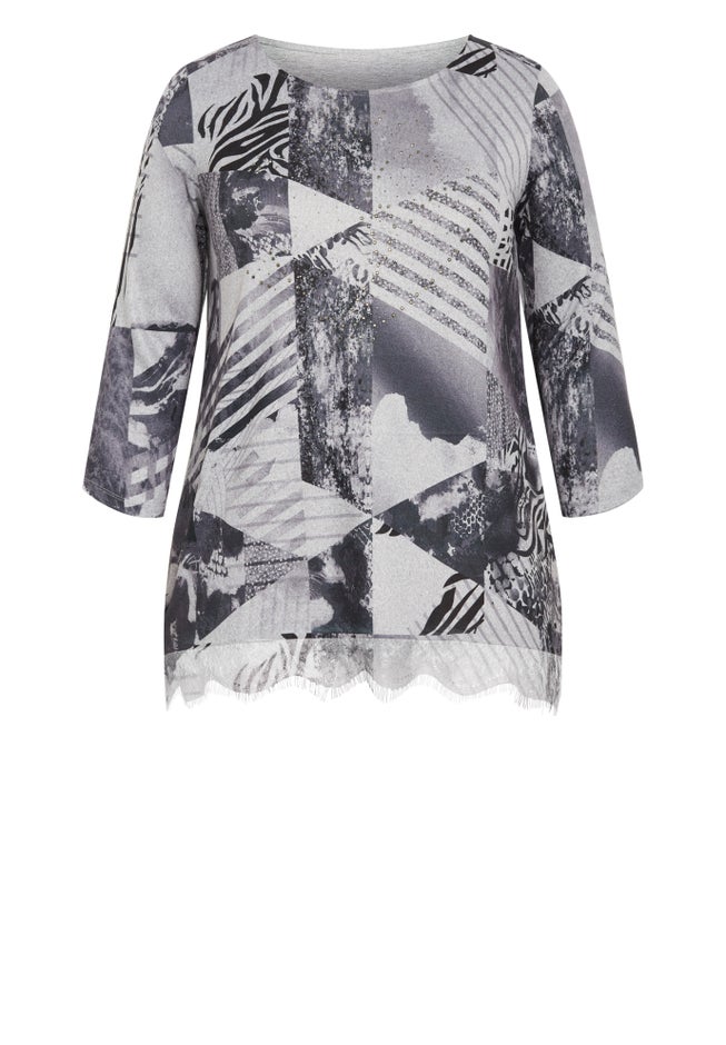 Lace Hem Top image number 2