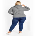 Side Stripe Zip Hoodie image number null