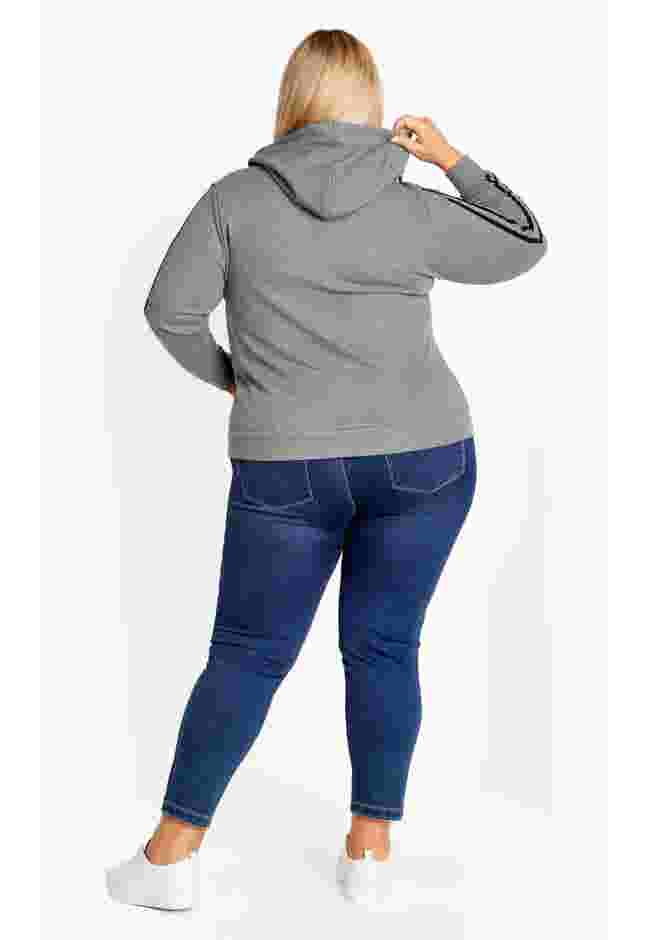 Side Stripe Zip Hoodie image number 2