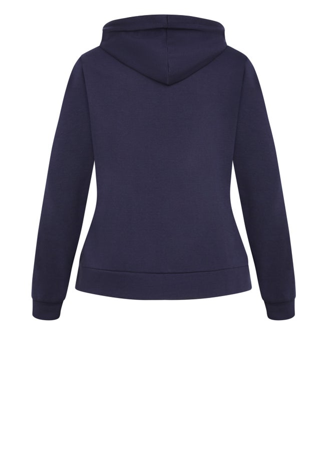 Side Stripe Zip Hoodie image number 4