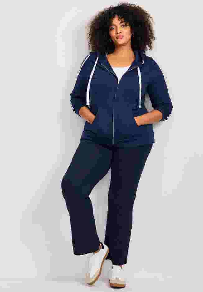 Side Stripe Zip Hoodie image number 0