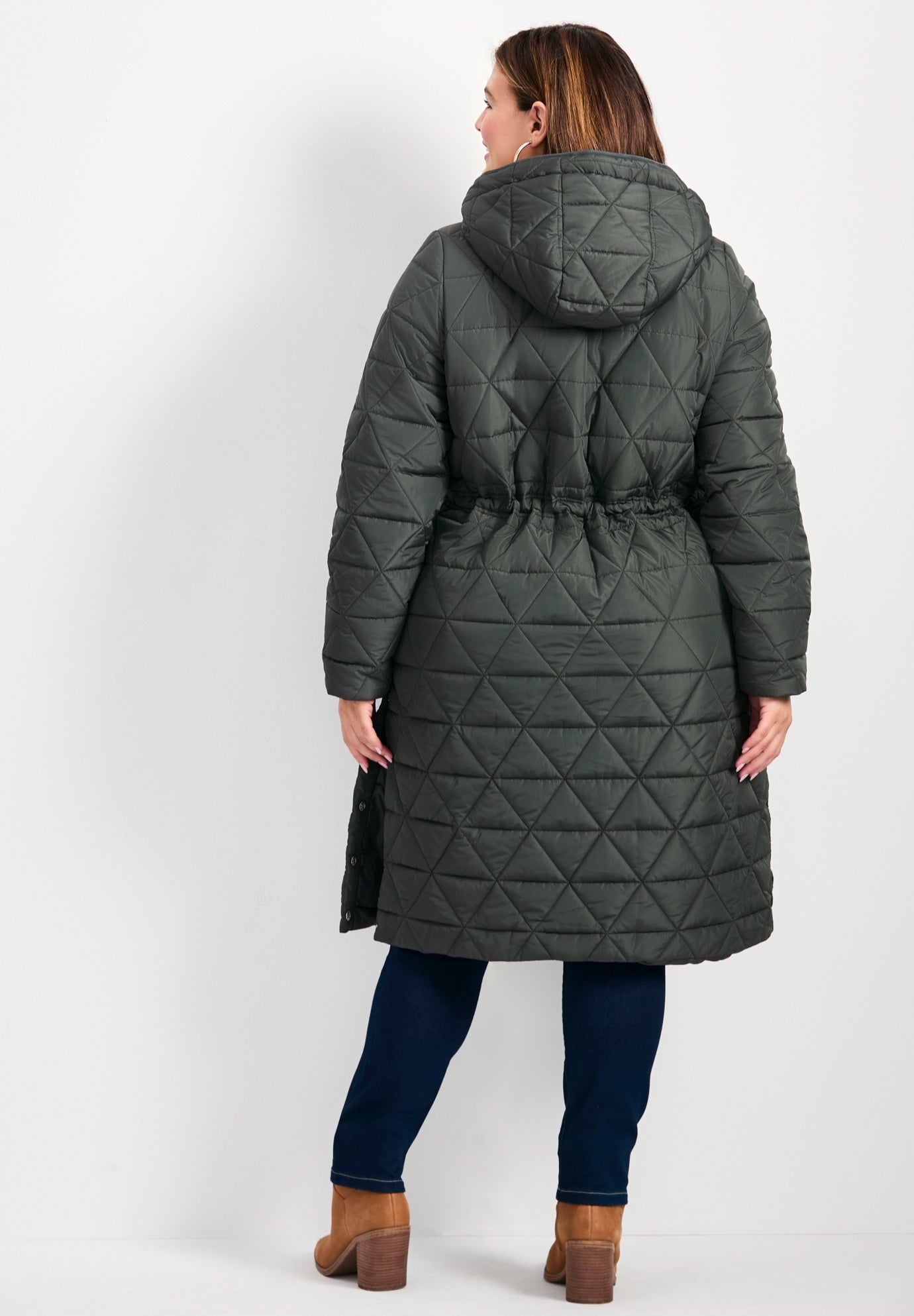 Quinn Longline Puffer Jacket image number 1