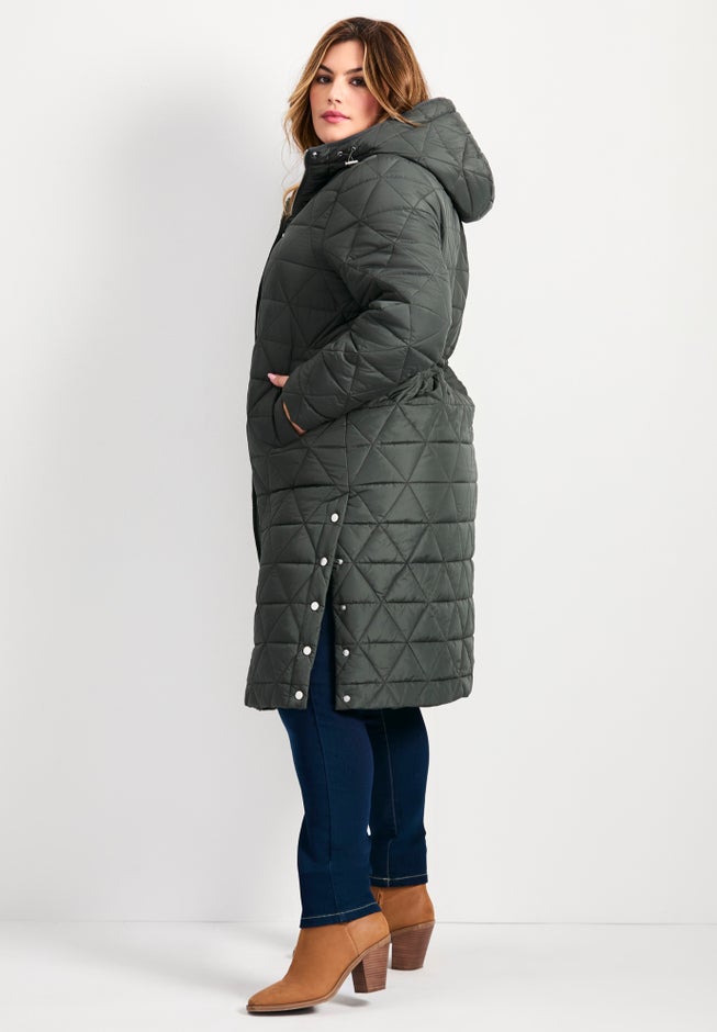 Quinn Longline Puffer Jacket image number 2