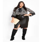 Valerie Vegan Leather Skirt image number null