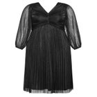 Pleated Plisse Dress image number null
