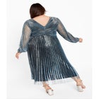 Pleated Plisse Dress image number null