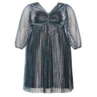 Pleated Plisse Dress image number null