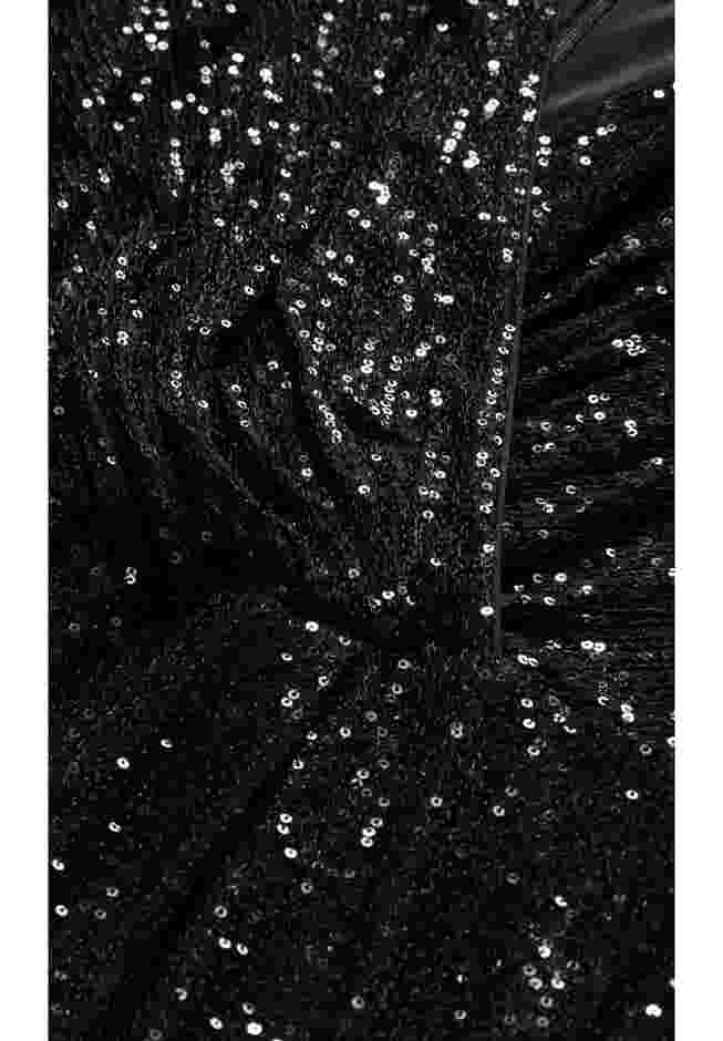 Nada Sequin Puff Sleeve Jumpsuit image number 5