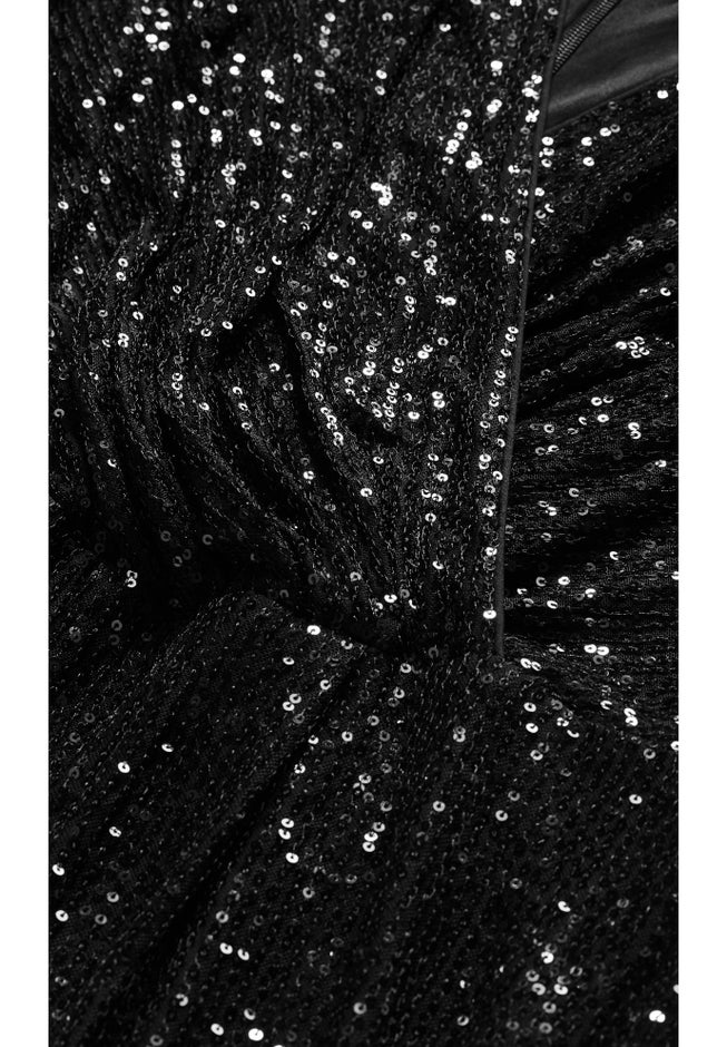 Nada Sequin Puff Sleeve Jumpsuit image number 5