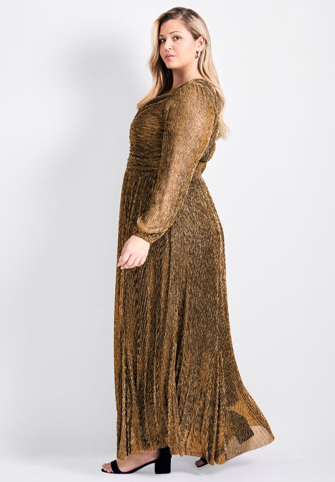 Lucia Plisse Maxi Dress image number 2