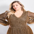 Lucia Plisse Maxi Dress image number null