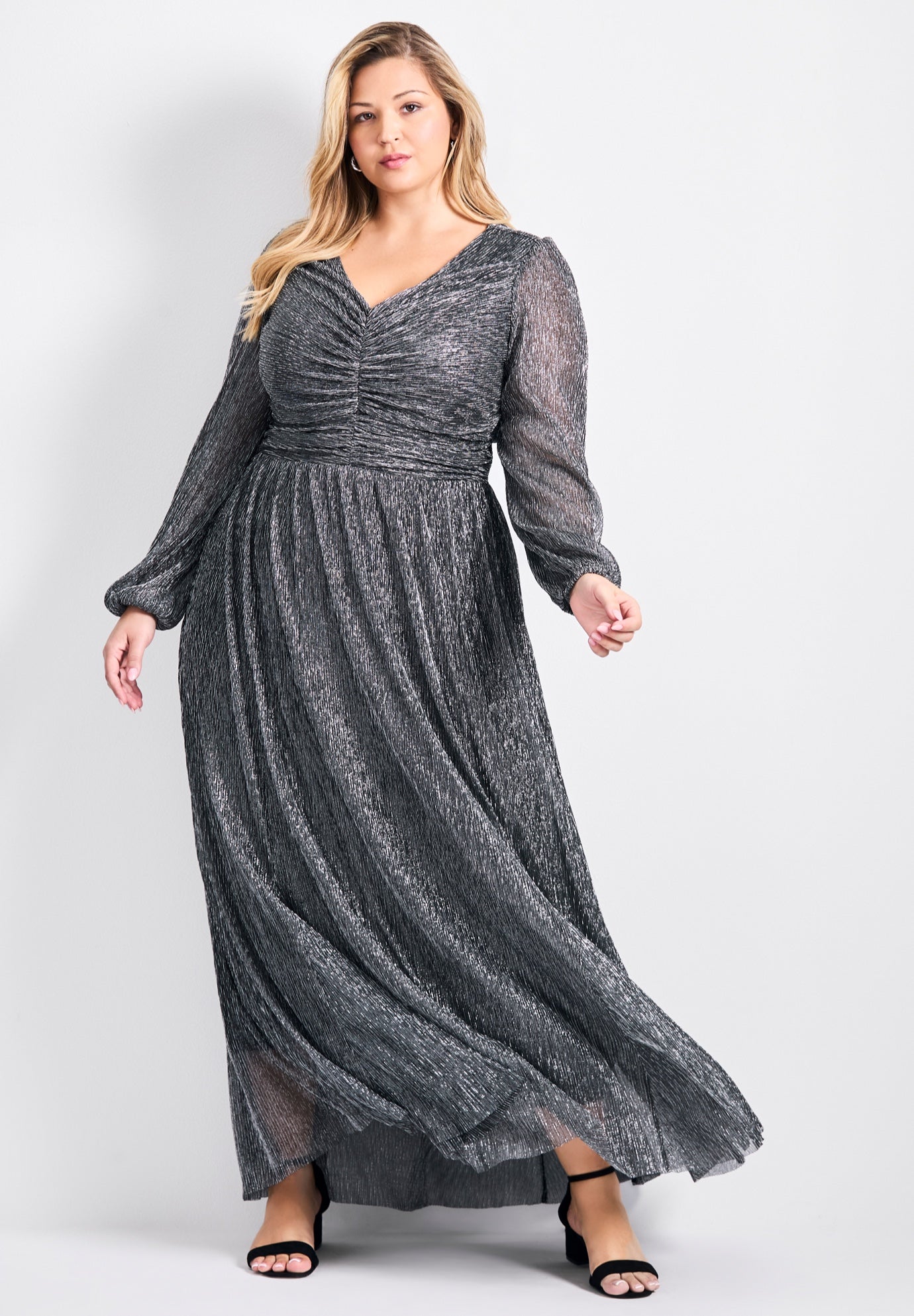 Lucia Plisse Maxi Dress image number 0