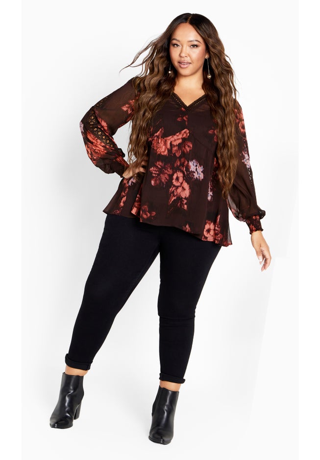 Hailey Print Top image number 1