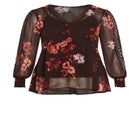 Hailey Print Top image number null