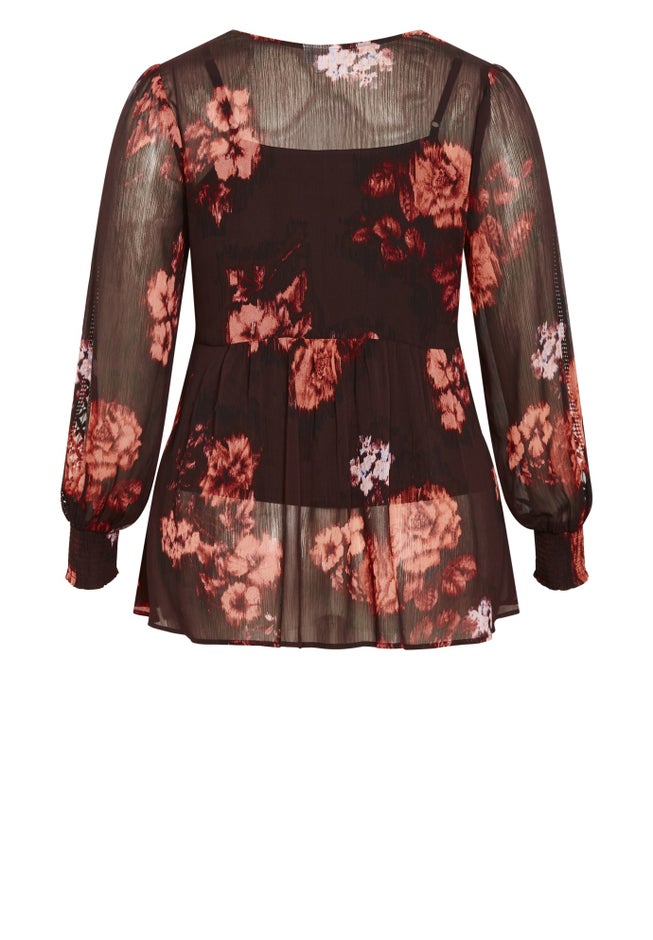 Hailey Print Top image number 5