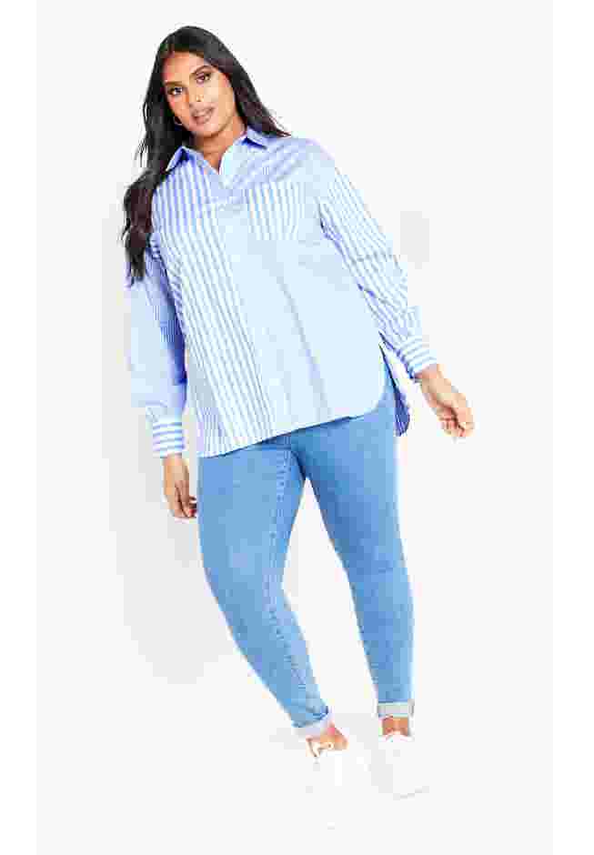 Stripe Mix Shirt image number 4