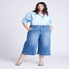 Denim Culotte image number null