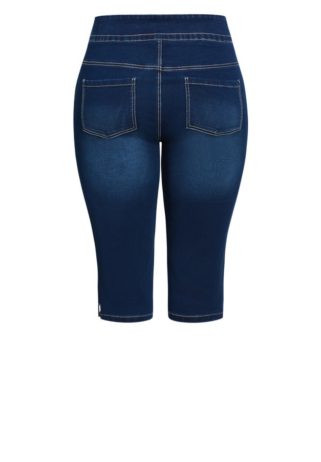Butter Denim Lattice Jean image number 6