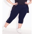 Cross Hem Legging image number null
