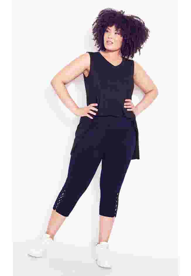 Cross Hem Legging image number 0