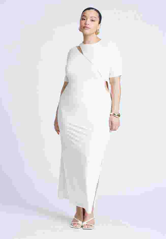 Cutout Detail Knit Maxi Dress image number 0