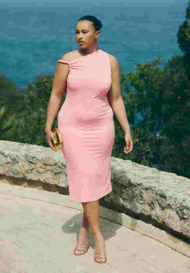  Twist Detail Midi Dress image number 0