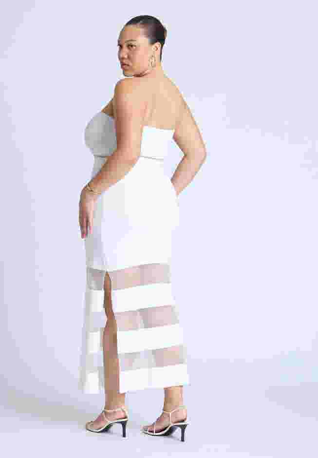 Sheer Panel Maxi Dress image number 2