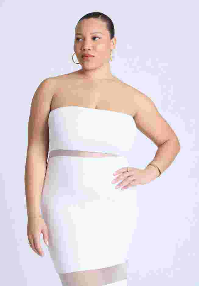 Sheer Panel Maxi Dress image number 4