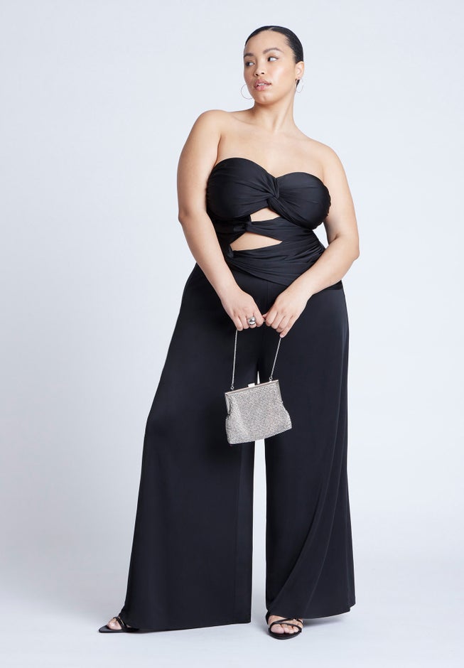 Twist Detail Jumpsuit With Cutout image number 2