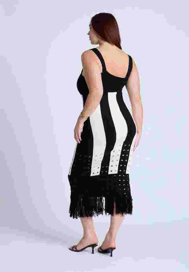  Sweater Stripe Dress image number 1