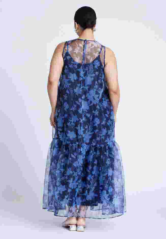 Floral Pattern Tank Dress image number 2