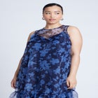 Floral Pattern Tank Dress image number null