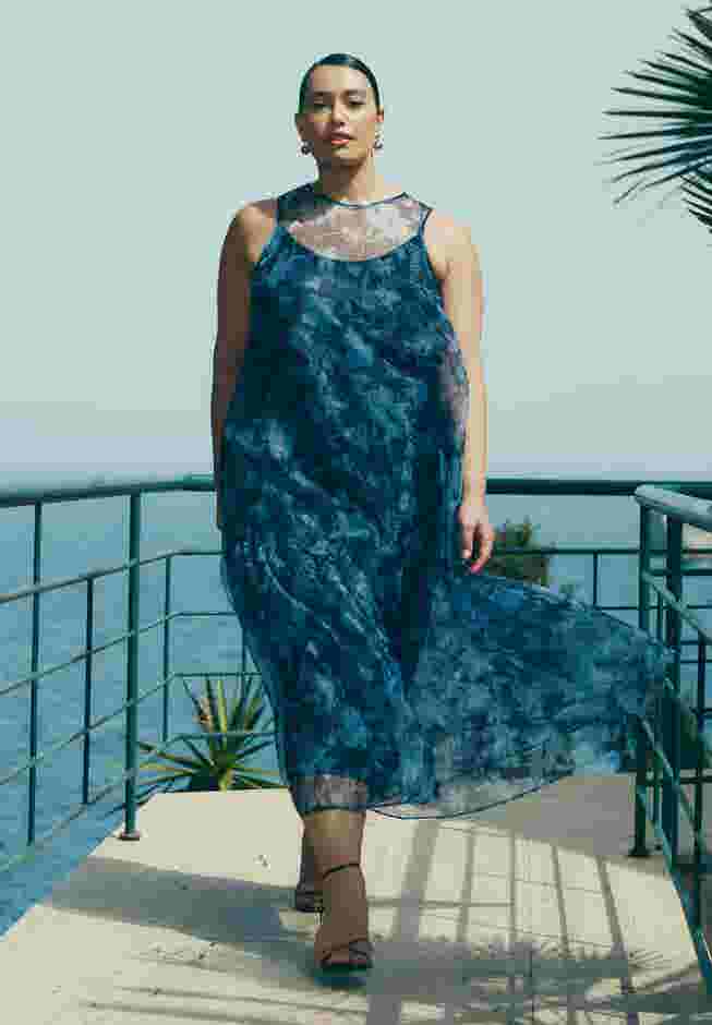 Floral Pattern Tank Dress image number 0