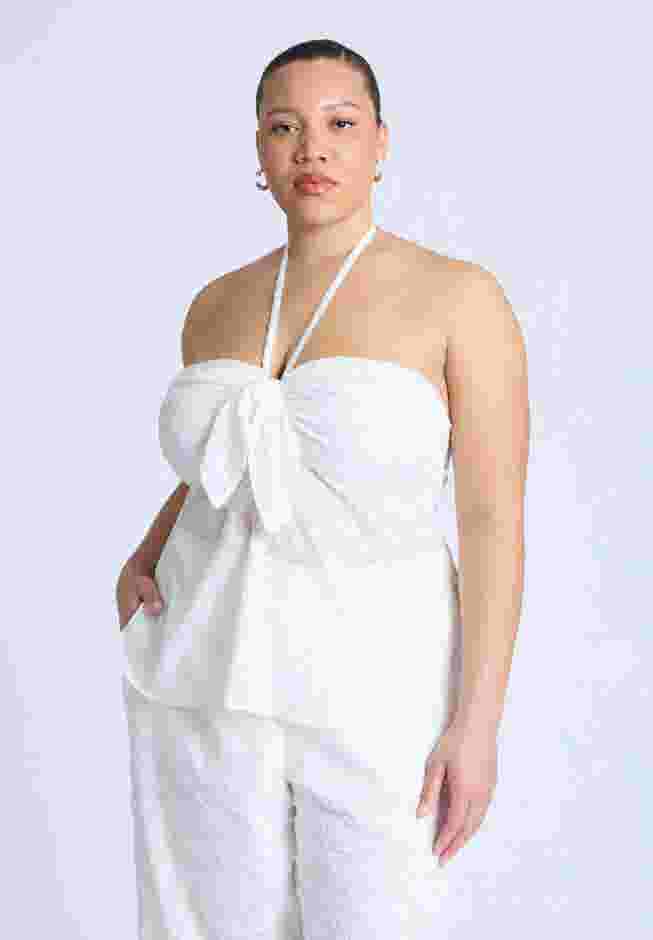 Neck-Tie Halter Top image number 0