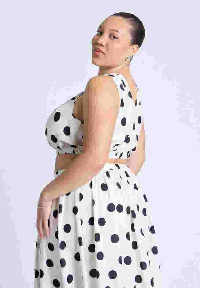 Shirred Wrap Crop Top image number 1