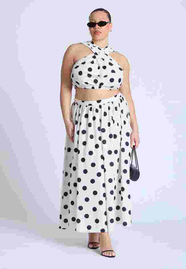 Shirred Wrap Crop Top image number 2
