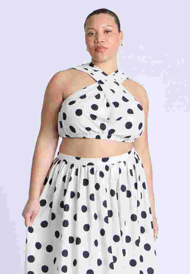 Shirred Wrap Crop Top image number 0