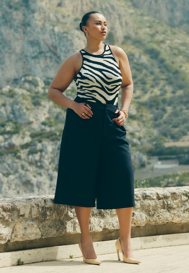 Wide Leg Culotte image number 4