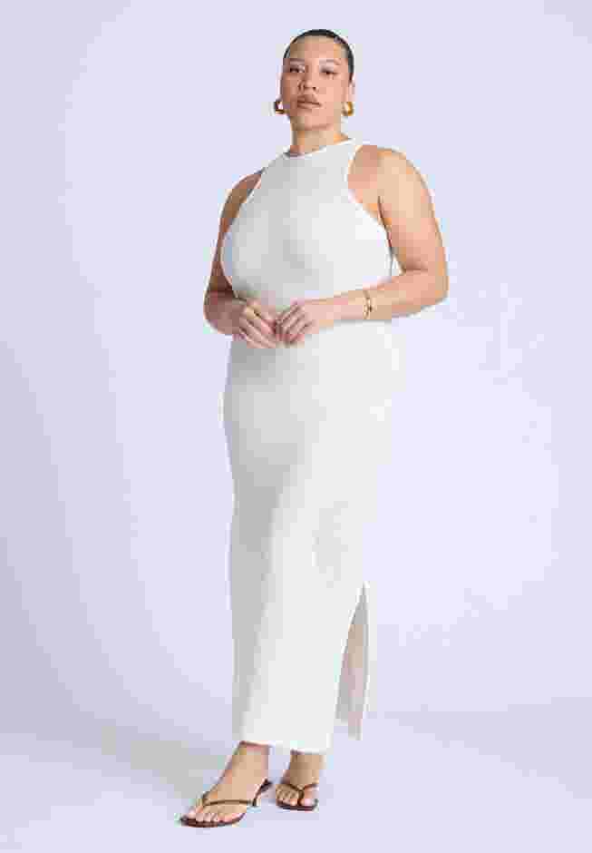 Sweater Dress With Open Stitch & Cutouts image number 1