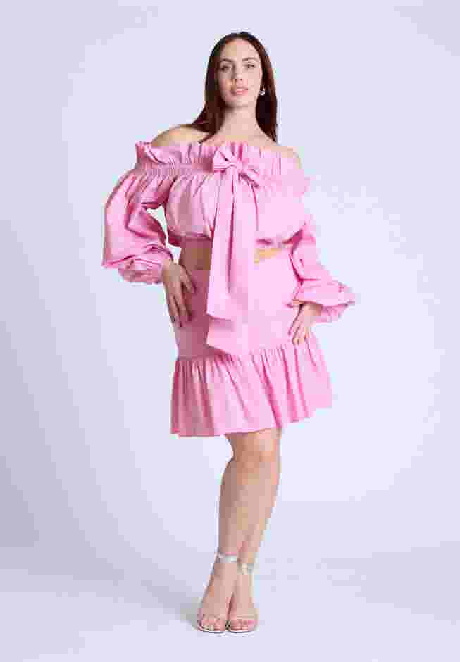 Full Poplin Mini Skirt image number 0