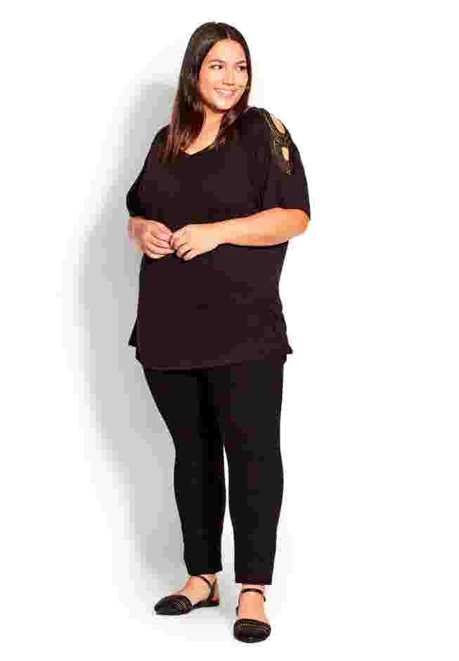 Crochet Cut Out Top image number 3