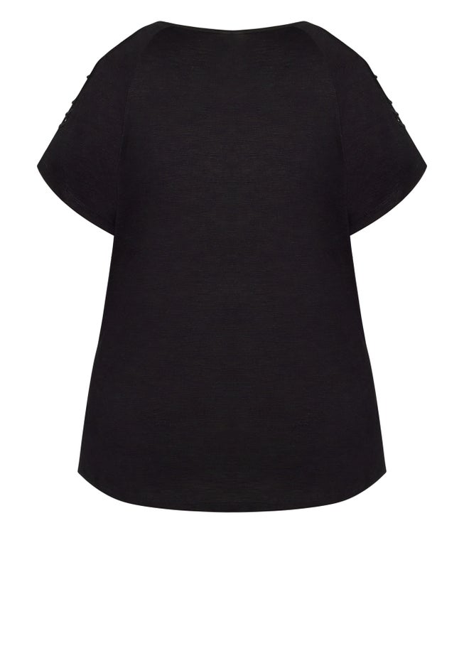 Crochet Cut Out Top image number 6