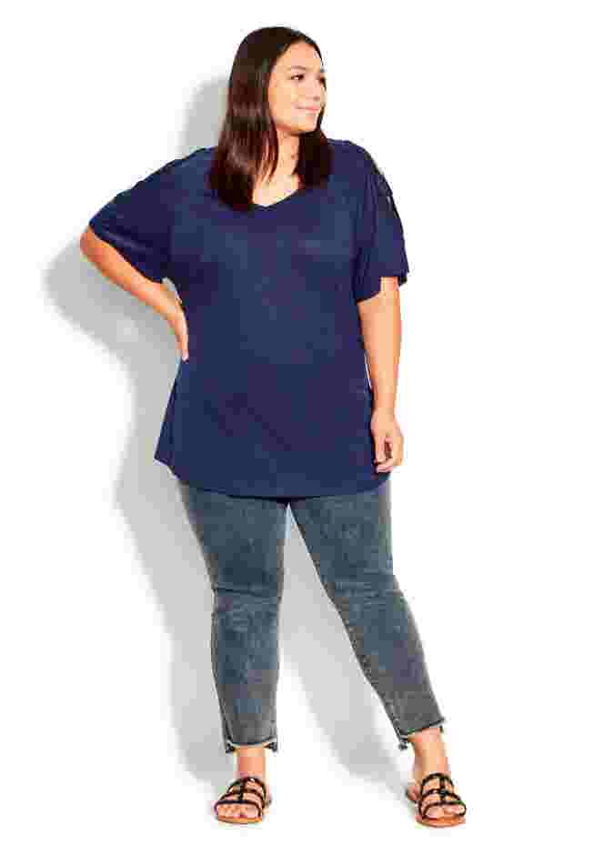 Crochet Cut Out Top image number 1
