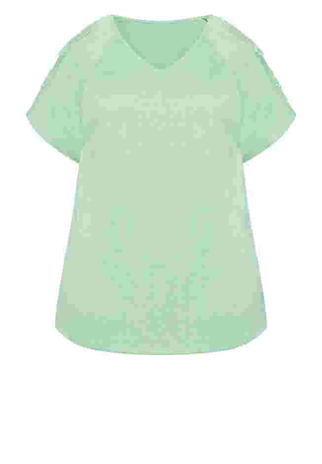 Crochet Cut Out Top image number 7