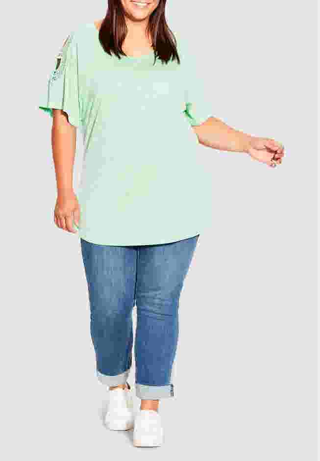 Crochet Cut Out Top image number 0