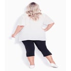 Super Stretch Split Hem Capri image number null