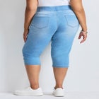 Butter Denim Pull On Crop Jean image number null