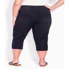 Butter Denim Pull On Crop Jean image number null