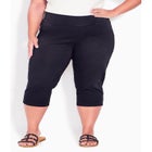 Butter Denim Pull On Crop Jean image number null