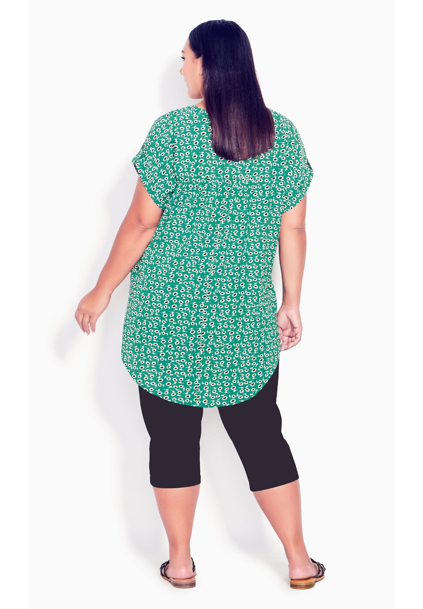 Butter Denim Pull On Crop Jean image number 4